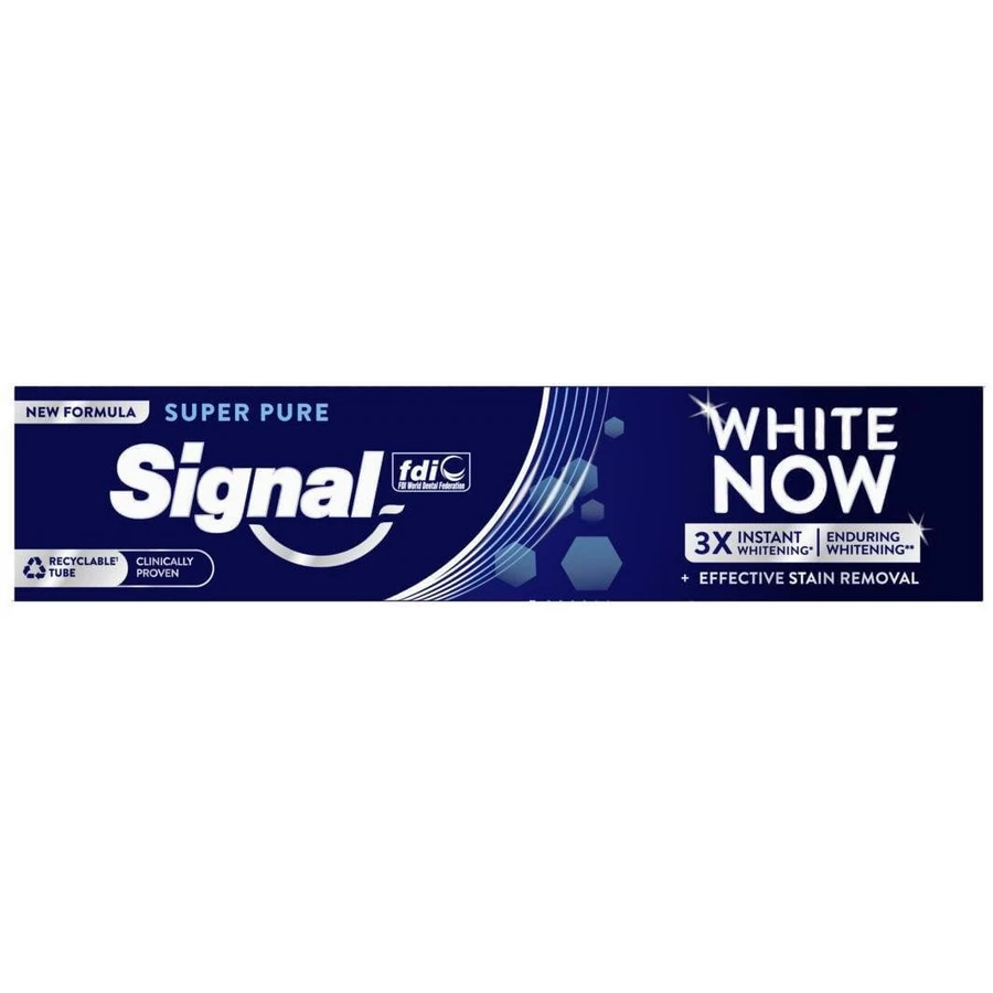 Signal White Now Суперчистая зубная паста 75 мл: цены и характеристики