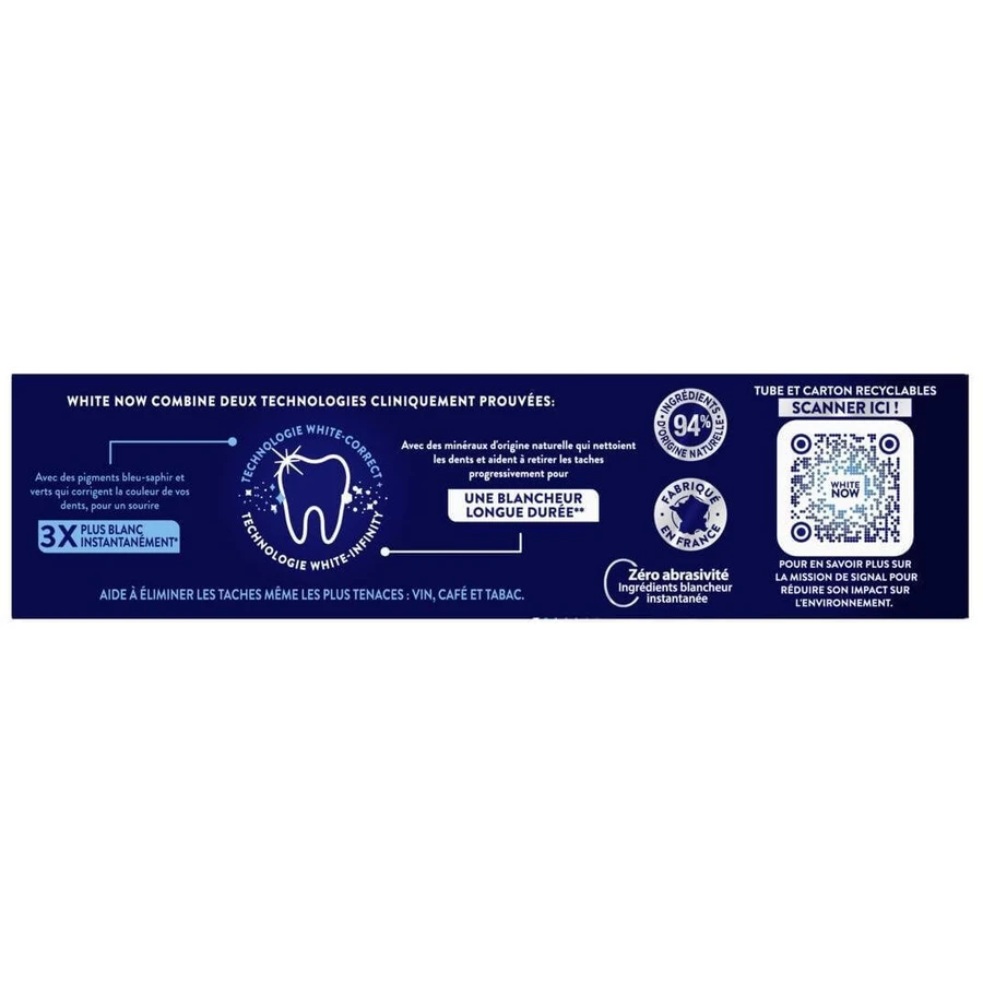 Signal White Now Суперчистая зубная паста 75 мл: цены и характеристики