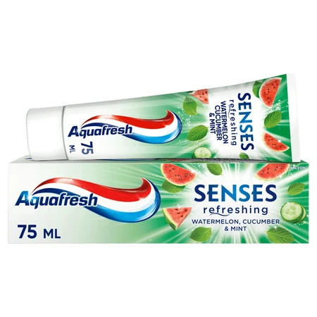 Зубная паста Senses Watermelon Aquafresh, 75 мл, гск: цены и характеристики
