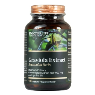 Экстракт гравиолы Doctor Life Graviola Extract 4500 мг, 100 капсул