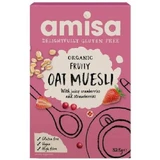Мусли с фруктами и овсом без глютена Органик, 325 г, Amisa