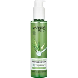Garnier BIO Інтенсивний очищувальний гель з органічною ефірною олією лимонної трави та алое вера 150 мл