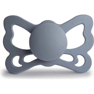 FRIGG Butterfly Анатомическая силиконовая пустышка Great Gray, 0-6м 1×1 шт, силиконовая пустышка