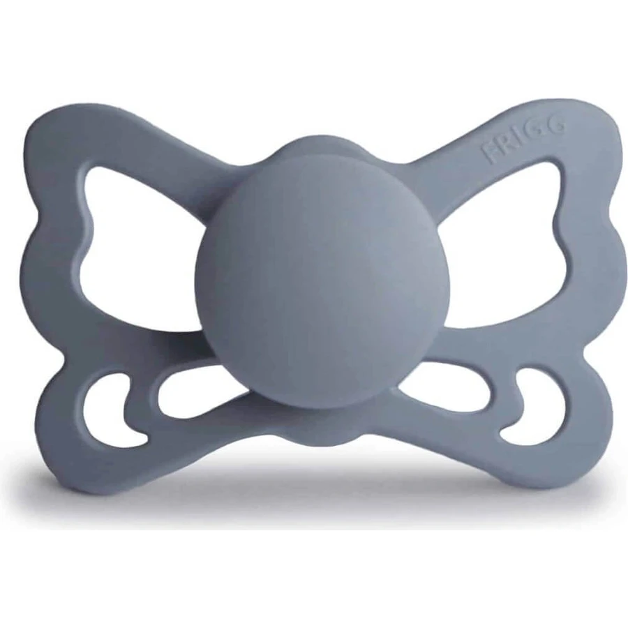 FRIGG Butterfly Анатомическая силиконовая пустышка Great Gray, 0-6м 1×1 шт, силиконовая пустышка: цены и характеристики