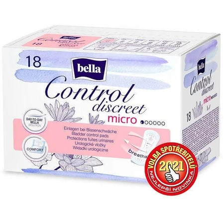 Микроурологические прокладки Bella Control Discreet 18 шт.: цены и характеристики