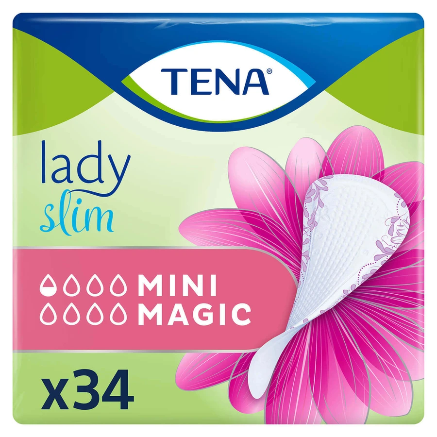 Устілки урологічні Tena Lady Slim, Mini Magic, 34 штуки: ціни та характеристики