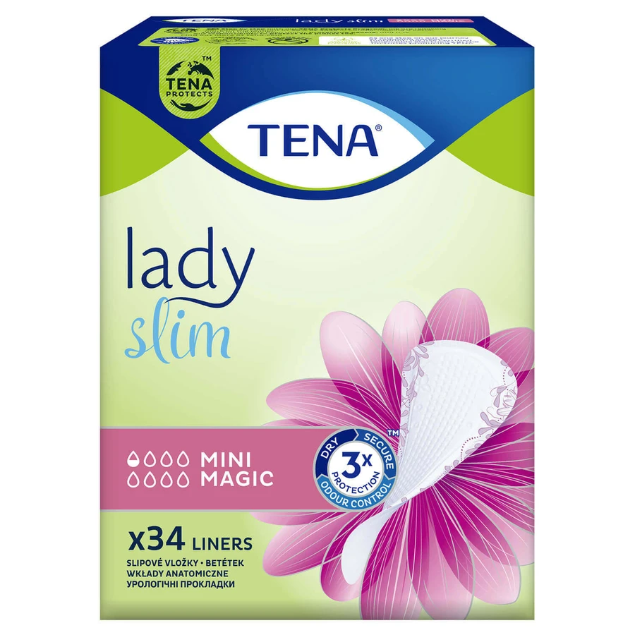 Устілки урологічні Tena Lady Slim, Mini Magic, 34 штуки: ціни та характеристики