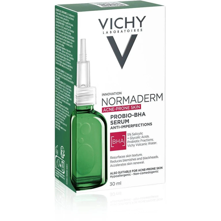Vichy Normaderm PROBIO-BHA ежедневная пилинг-сыворотка 30 мл: цены и характеристики