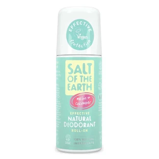 Дезодорант роликовий Salt Of Earth Pure Aura з динею та огірком Salt Of Earth Pure Aura, 75 мл, crystal spring