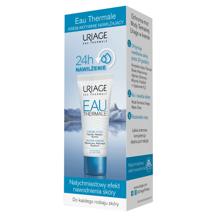 Uriage Eau Thermale Water Cream Легкий активний зволожуючий крем, 40 мл: ціни та характеристики