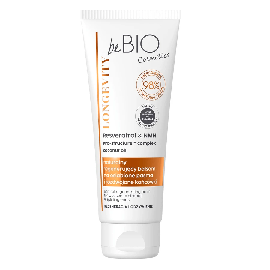 beBIO Cosmetics Longevity, натуральний відновлюючий бальзам для ослабленого волосся та посічених кінчиків, 75 мл: ціни та характеристики