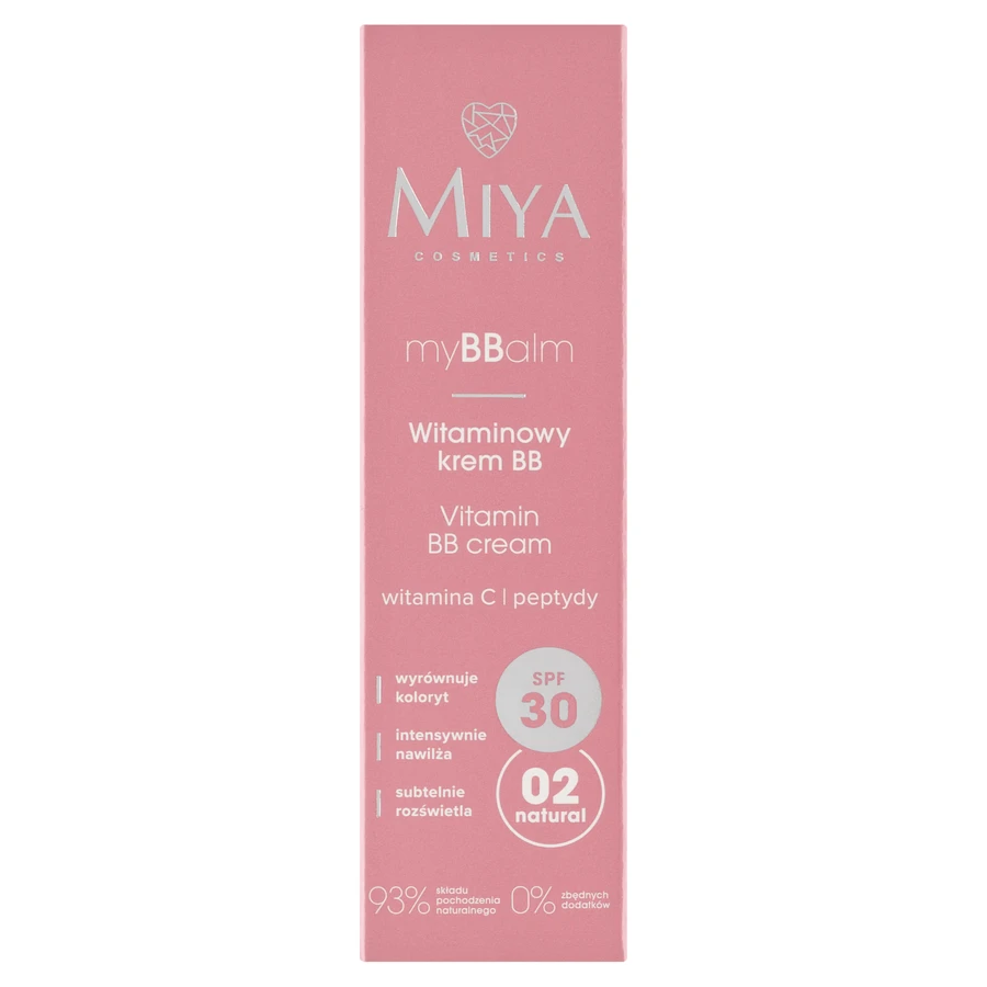 Miya myBBalm, витаминный BB-крем, SPF 30, 02 natural, 30 мл: цены и характеристики
