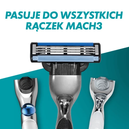Леза для бритви Gillette Mach 3, 5 штук: ціни та характеристики