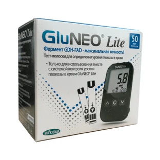 Тест-полоски для глюкометра Infopia GluNeo Lite №50 