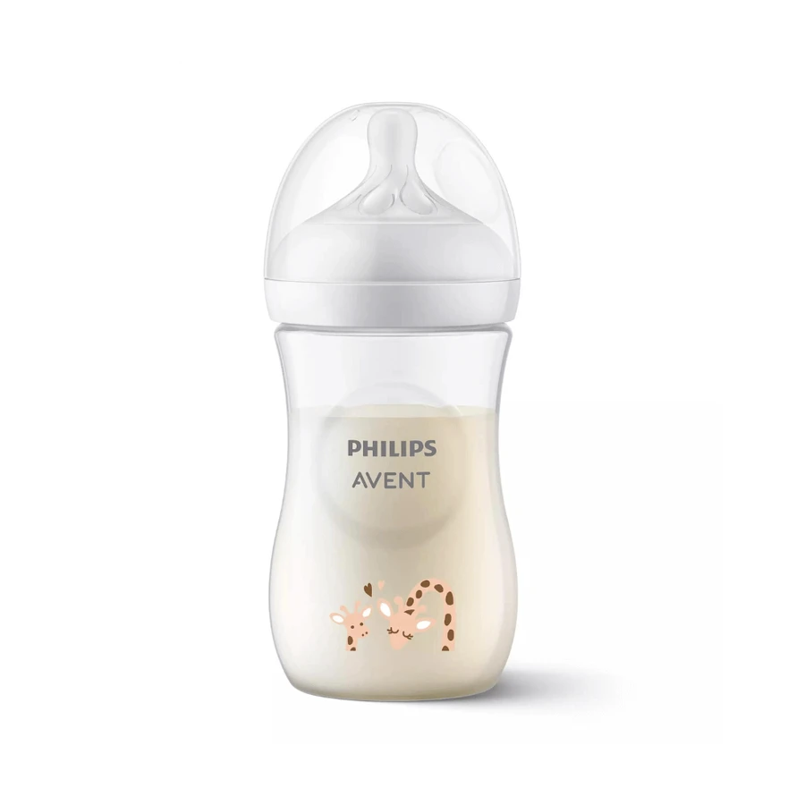 Пляшечка для годування Natural Response, 260 мл, Жираф, Philips Avent: ціни та характеристики