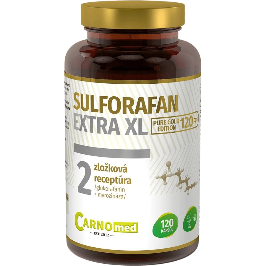 CarnoMed Сульфорафан EXTRA XL Pure Gold Edition 120 капсул: цены и характеристики