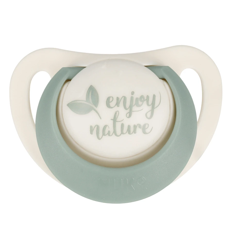 NUK For Nature, пустышка, латекс, анатомическая, зеленая, 0-6 месяцев, 2 штуки: цены и характеристики