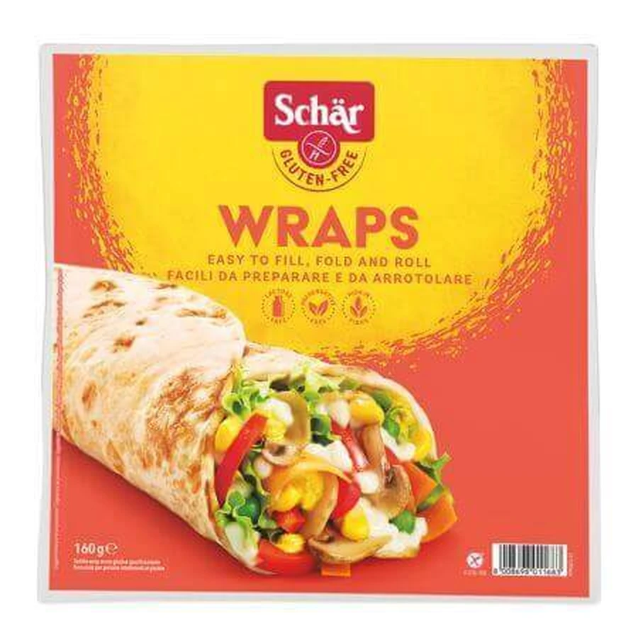 Лаваш (тортилья) Dr. Schar Wraps без глютену, 160 г: ціни та характеристики