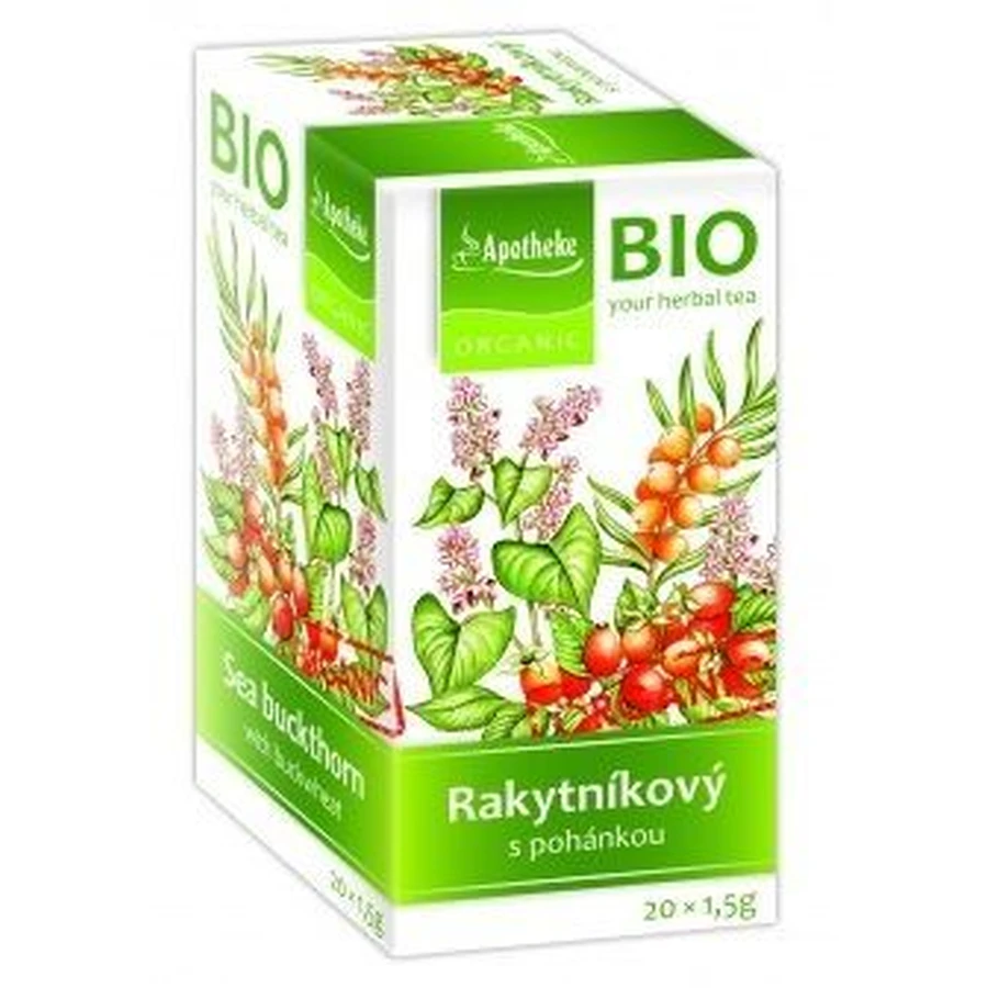 Apotheke Bio Selection Чай гречаний з обліпихою пакетики 20 х 1,5 г: ціни та характеристики