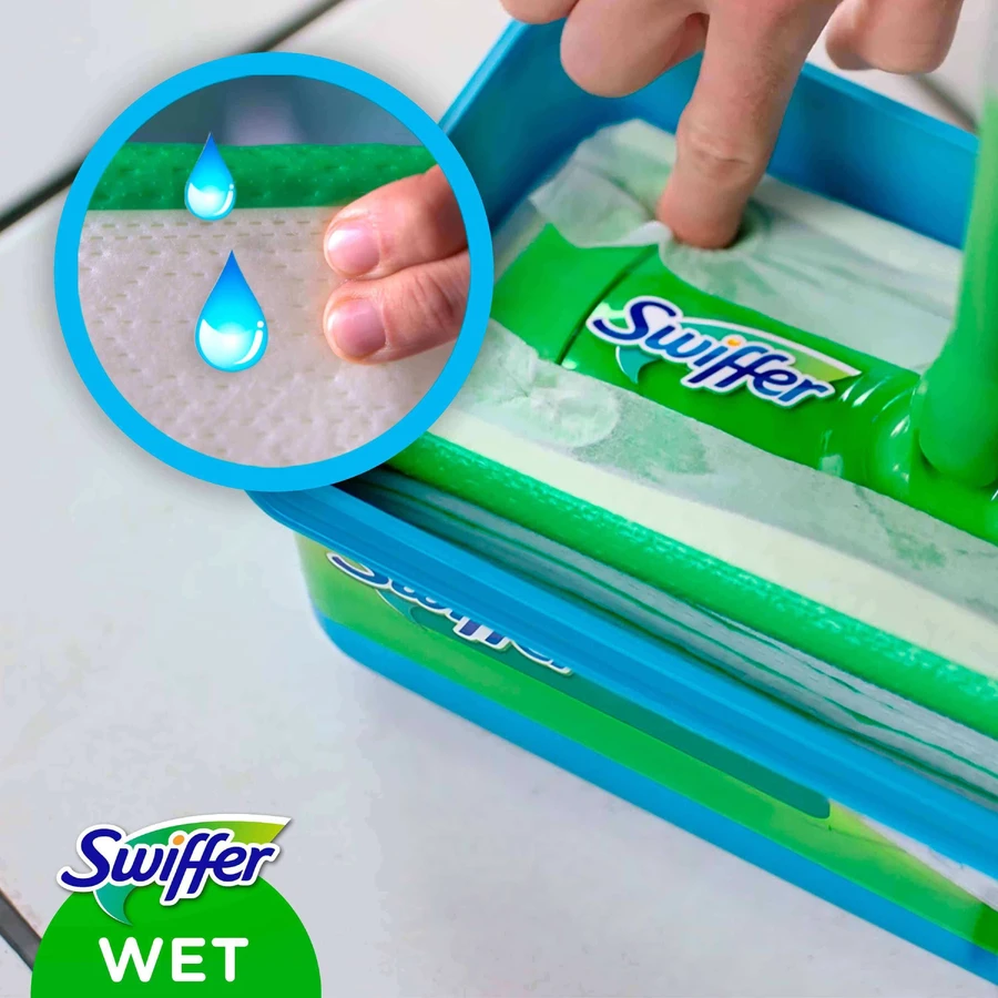 Влажные салфетки Swiffer с ароматом цитрусовых для пола 40 шт: цены и характеристики