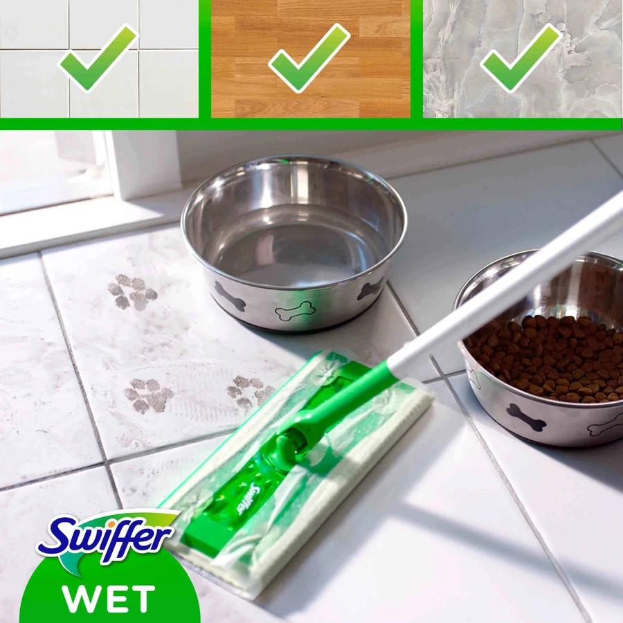 Влажные салфетки Swiffer с ароматом цитрусовых для пола 40 шт: цены и характеристики