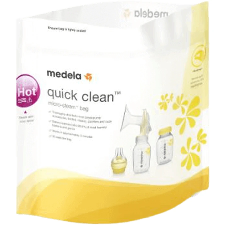 Мешки для чистки Medela Quick Clean для микроволновой печи 5 шт.: цены и характеристики