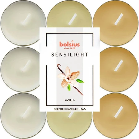 Свечи BOLSIUS Sensilight VANILLA 1×9 шт, трехцветные: цены и характеристики
