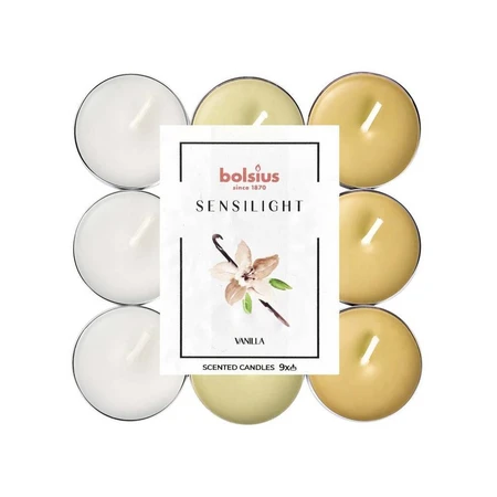 Свечи BOLSIUS Sensilight VANILLA 1×9 шт, трехцветные: цены и характеристики