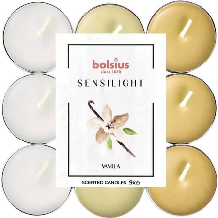 Свечи BOLSIUS Sensilight VANILLA 1×9 шт, трехцветные: цены и характеристики