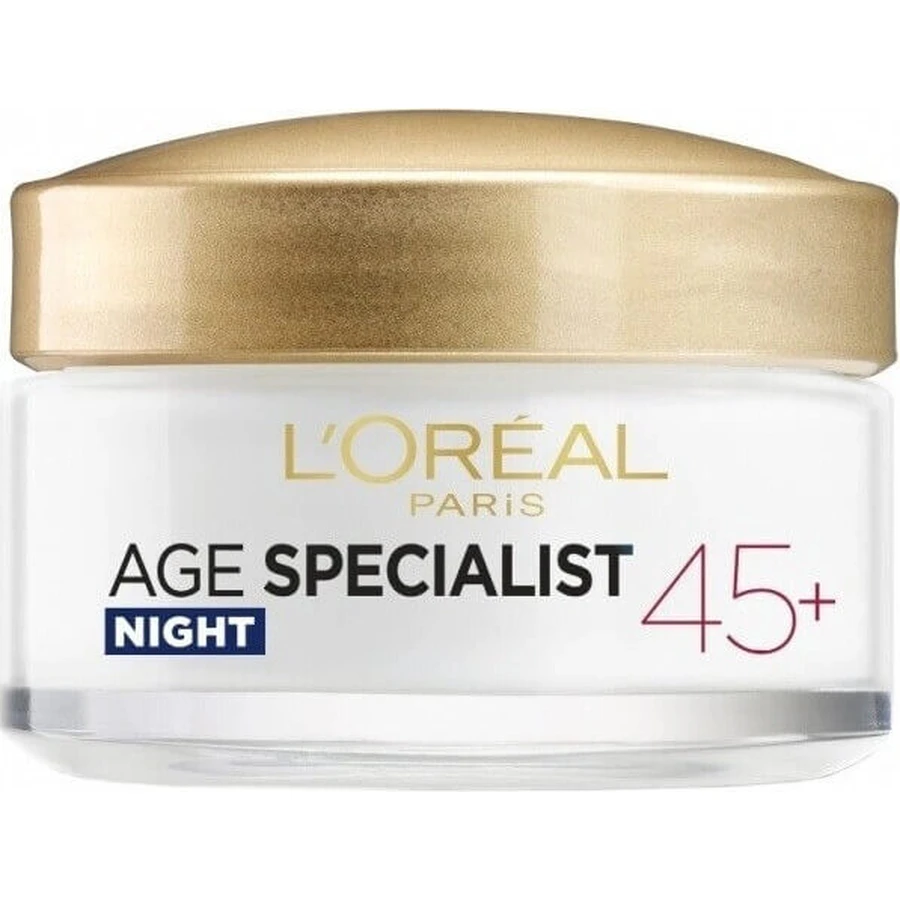 L'Oréal Paris Age Specialist 45+ 1×50 мл, нічний крем: ціни та характеристики