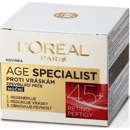 L'Oréal Paris Age Specialist 45+ 1×50 мл, нічний крем: ціни та характеристики
