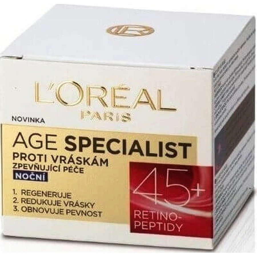 L'Oréal Paris Age Specialist 45+ 1×50 мл, нічний крем: ціни та характеристики