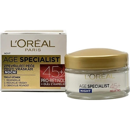 L'Oréal Paris Age Specialist 45+ 1×50 мл, нічний крем: ціни та характеристики