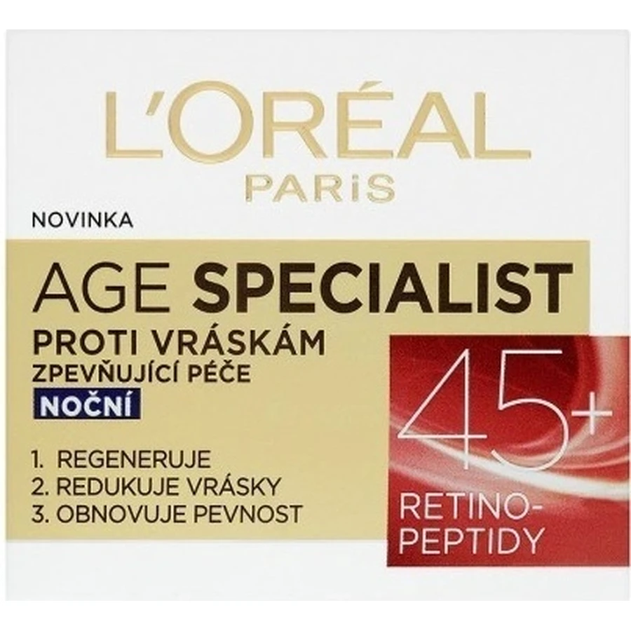 L'Oréal Paris Age Specialist 45+ 1×50 мл, нічний крем: ціни та характеристики