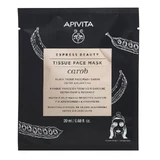 Маска для обличчя на основі активованого вугілля Express Beauty, 20 мл, Apivita