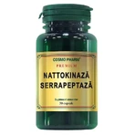 Преміум Наттокіназа Серрапептаза Cosmopharm Premium Nattokinase Serrapeptase, 30 вегетаріанських капсул: ціни та характеристики