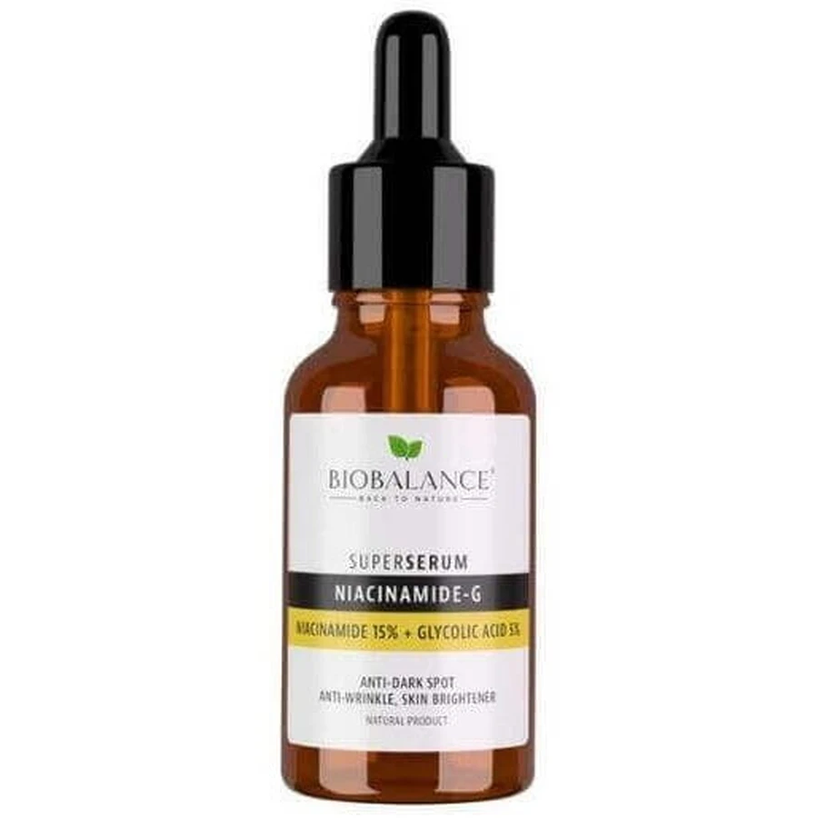 Сыворотка для лица Bio Balance Super Serum Niacinamide-G+ Glycolic Acid, 30 мл: цены и характеристики