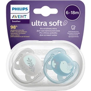 Philips Avent Ultrasoft Premium Пустушка для домашніх тварин 6-18м 2 шт.