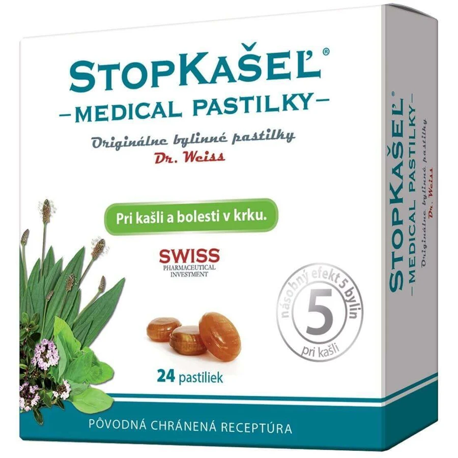 Dr.Weiss Stopkael Медицинские пастилки - от боли в горле 24 шт.: цены и характеристики