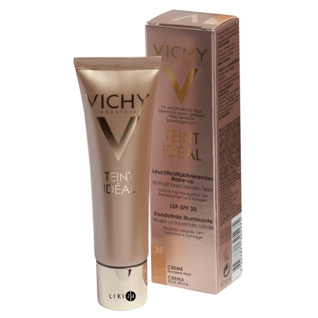 Тональный флюид для лица Vichy Teint Ideal для сухой кожи оттенок 35 30 мл: цены и характеристики