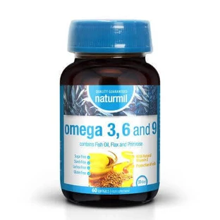 Омега 3-6-9, 60 м'яких гелів, Naturmil