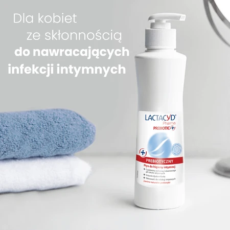 Lactacyd Pharma Prebiotic+, пробіотичний лосьйон для інтимної гігієни, 250 мл: ціни та характеристики
