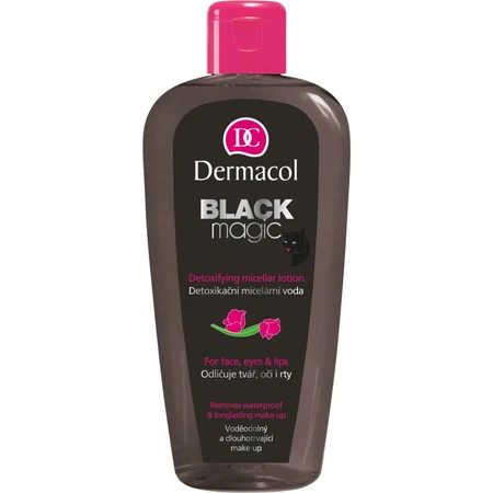 Dermacol Black magic детоксикаційна міцелярна вода 1×200 мл, міцелярна вода: ціни та характеристики