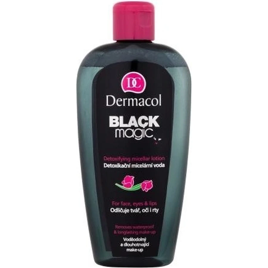 Dermacol Black magic детоксикаційна міцелярна вода 1×200 мл, міцелярна вода: ціни та характеристики