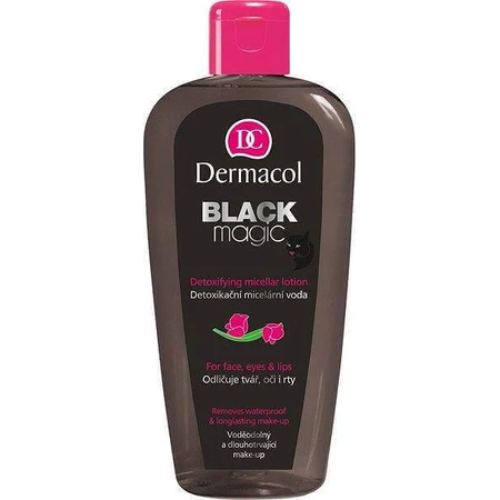 Dermacol Black magic детоксикаційна міцелярна вода 1×200 мл, міцелярна вода: ціни та характеристики