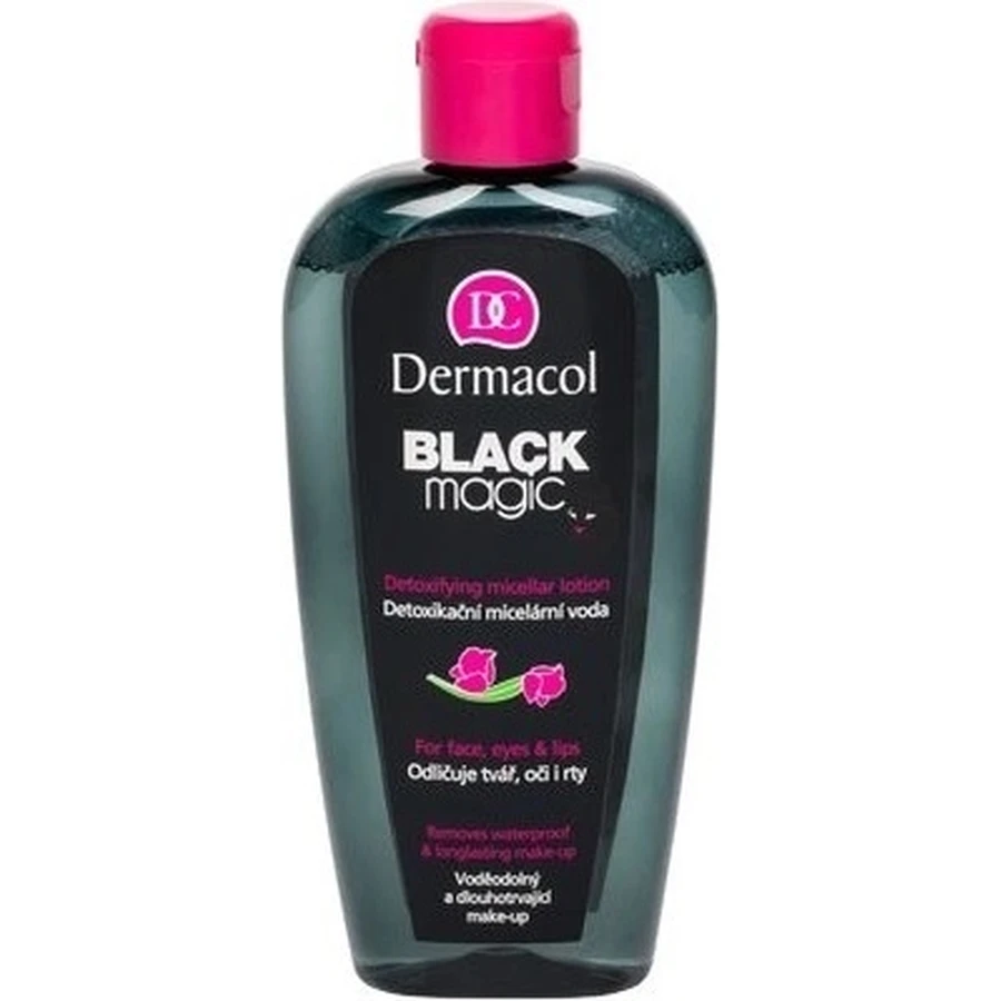 Dermacol Black magic детоксикаційна міцелярна вода 1×200 мл, міцелярна вода: ціни та характеристики