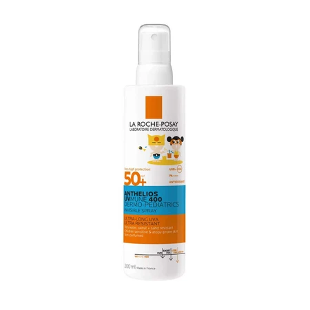 Невидимый солнцезащитный спрей SPF50+ для лица и тела для детей Anthelios Dermo-Pediatrics, 200 мл, La Roche-Posay: цены и характеристики