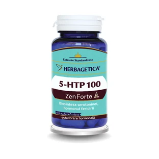 5 HTP 100 Zen Forte, 30 капсул, Herbagetica