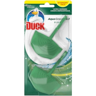 Освежитель для туалета Duck 4 в 1 Aqua Green, 2 шт.
