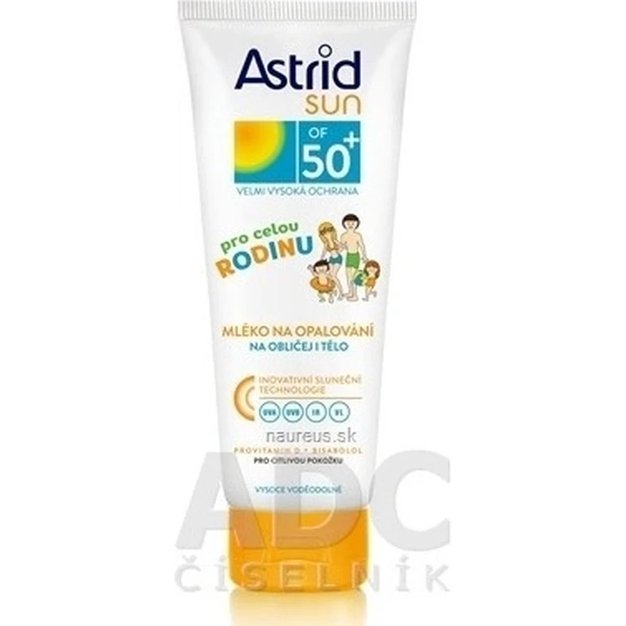 ASTRID SUN Family Sunscreen Lotion OF 50+ 1x250 мл, Солнцезащитный лосьон: цены и характеристики